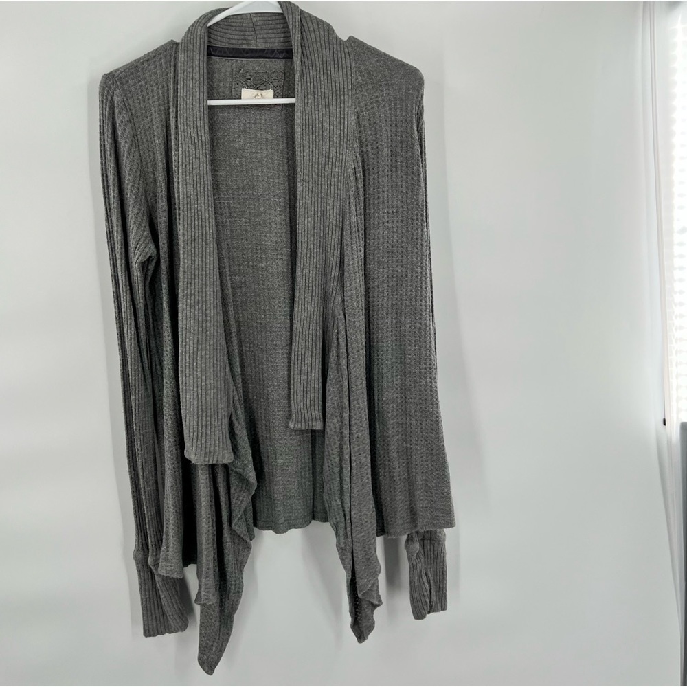 Cupio grey long sleeve duster M